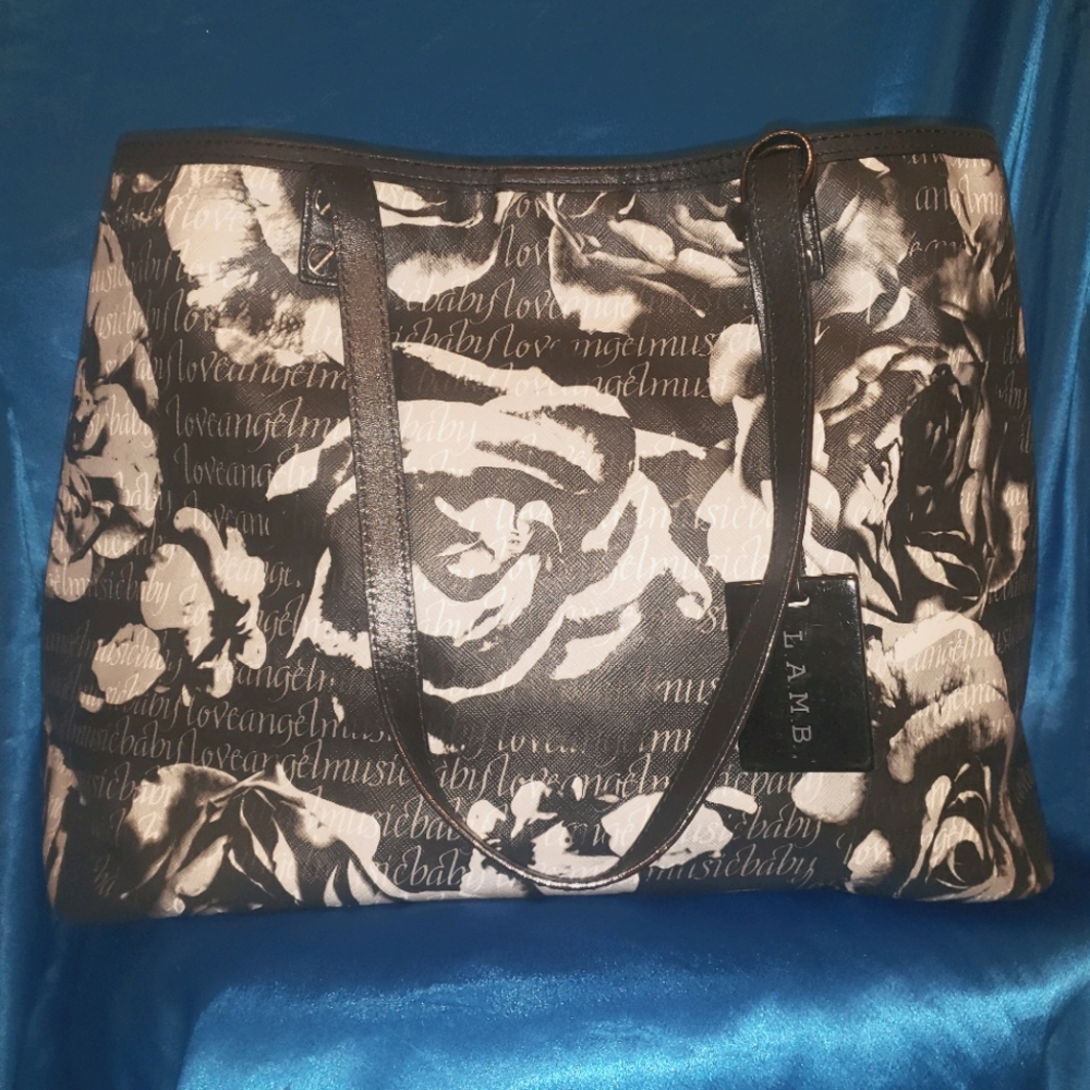 L.A.M.B. Calligraphy Rose Tote